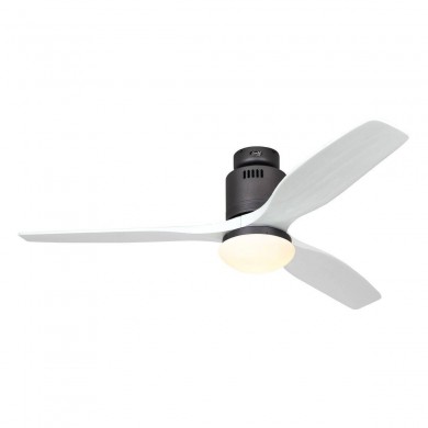 Ventilateur Plafond Aerodynamix Eco 132cm Basalte Blanc