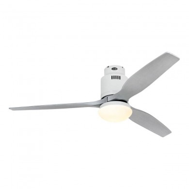 Ventilateur Plafond Aerodynamix Eco 132cm Blanc Argenté