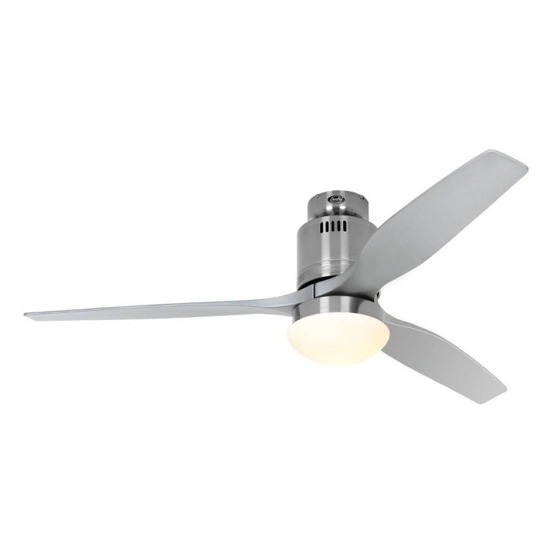 Ventilateur Plafond Aerodynamix Eco 132cm Chromé Argenté