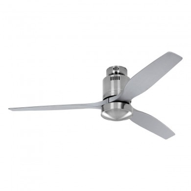 Ventilateur Plafond Aerodynamix Eco 132cm Chromé Argenté