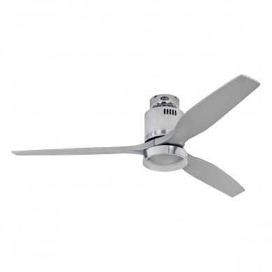 Ventilateur Plafond Aerodynamix Eco 132cm Chromé Poli Argenté