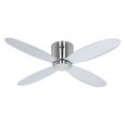 Ventilateur Plafond Eco Plano 112cm Chromé Argenté WiFi