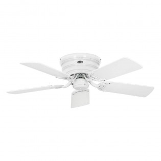 Ventilateur Plafond Classic Flat 103cm Blanc Gris