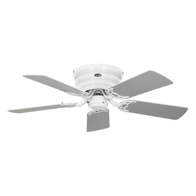 Ventilateur Plafond Classic Flat 103cm Blanc Gris