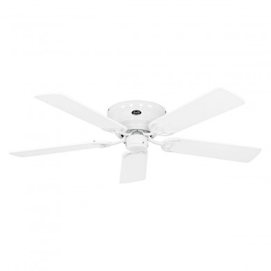 Ventilateur Plafond Classic Flat 132cm Blanc Gris