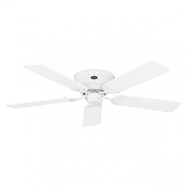 Ventilateur Plafond Classic Flat 132cm Blanc Gris