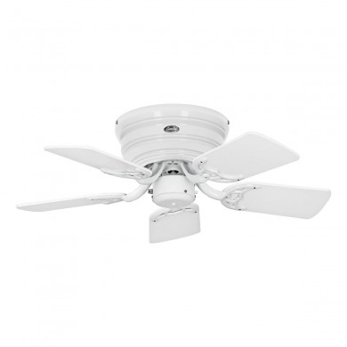 Ventilateur Plafond Classic Flat 79cm Blanc Gris