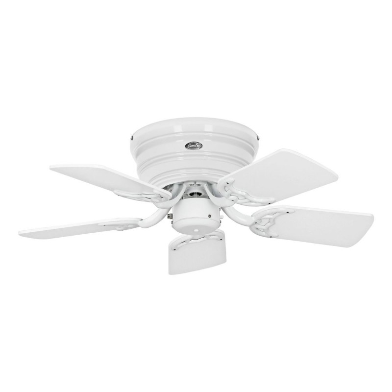 Ventilateur Plafond Classic Flat 79cm Blanc Gris