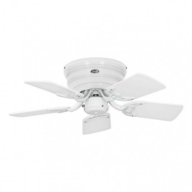Ventilateur Plafond Classic Flat 79cm Blanc Gris