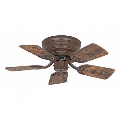 Ventilateur Plafond Classic Flat 79cm Bronze Chêne foncé et clair