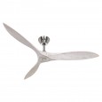 Ventilateur Plafond Eco Airscrew 152cm Chromé Blanc Vieilli