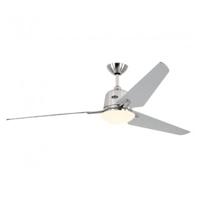 Ventilateur Plafond Eco Aviatos 162cm Chromé Argenté