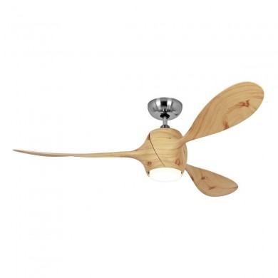 Ventilateur Plafond Eco Fiore 142cm Chromé Pin