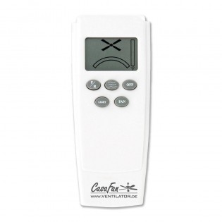 Ventilateur Plafond Eco Fiore 142cm Chromé Pin