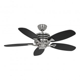 Ventilateur Plafond Eco Gamma 103cm Chromé Noir Noyer