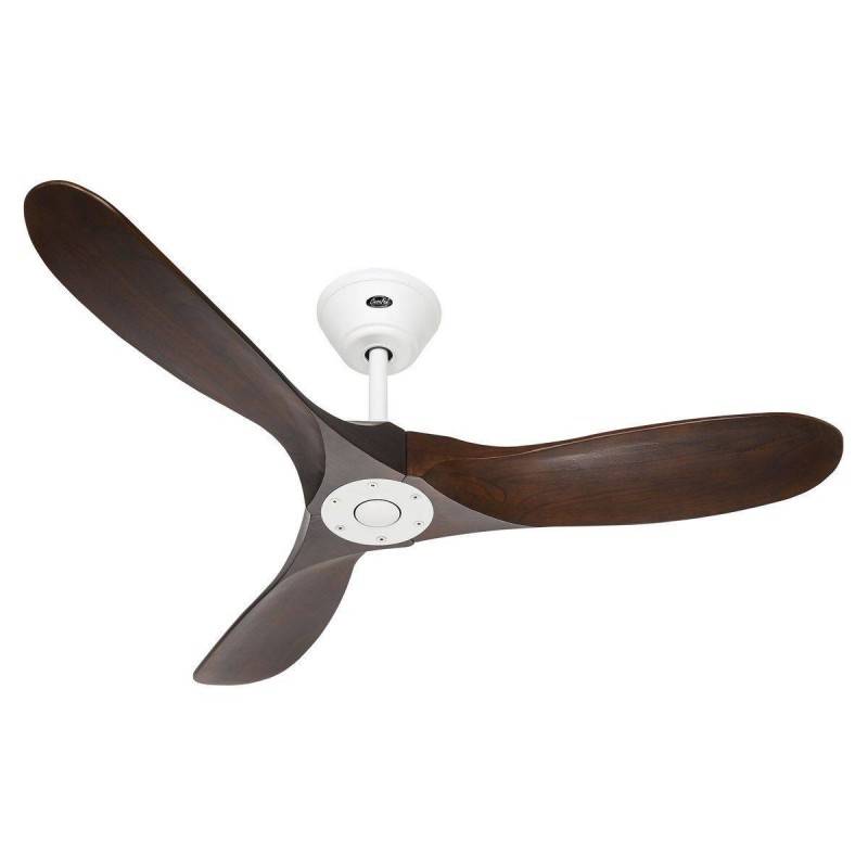 Ventilateur Plafond Eco Genuino 122cm Blanc Noyer