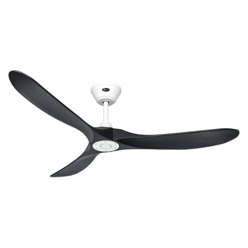 Ventilateur Plafond Eco Genuino 152cm Blanc Noir