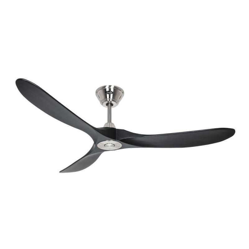 Ventilateur Plafond Eco Genuino 152cm Chromé Noir