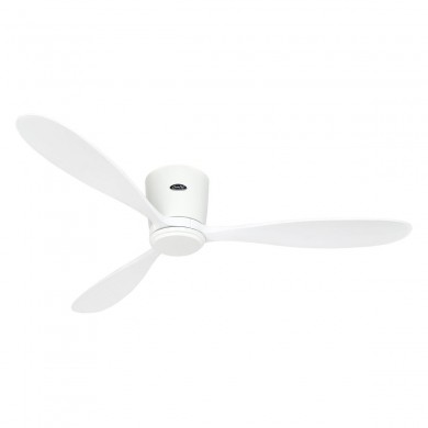 Ventilateur Plafond Eco Plano Wood 132cm Blanc