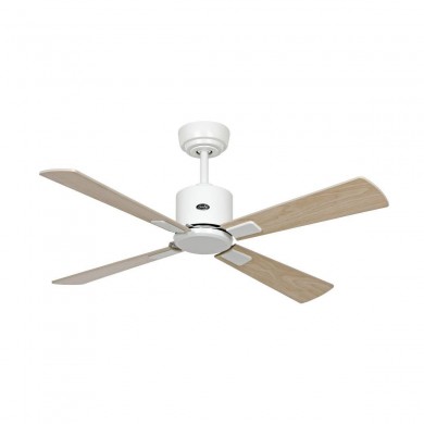 Ventilateur Plafond Eco Neo 103cm Blanc Erable Hêtre