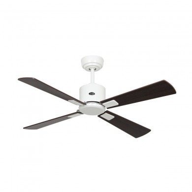 Ventilateur Plafond Eco Neo 103cm Blanc Wengé Argenté WiFi