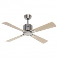 Ventilateur Plafond Eco Neo 103cm Chromé Erable Hêtre WiFi