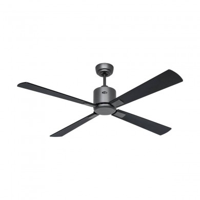 Ventilateur Plafond Eco Neo 132cm Basalte Noir Teck