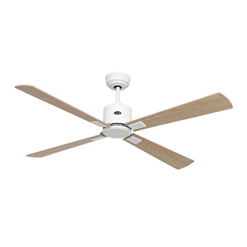 Ventilateur Plafond Eco Neo 132cm Blanc Erable Hêtre WiFi