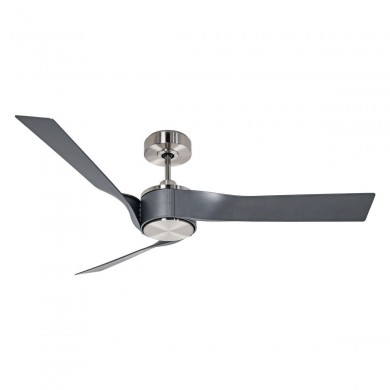 Ventilateur Plafond Eco Revolution 136cm Chromé Gris