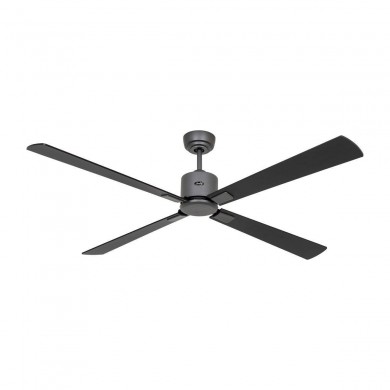 Ventilateur Plafond Eco Neo 152cm Basalte Noir Teck WiFi