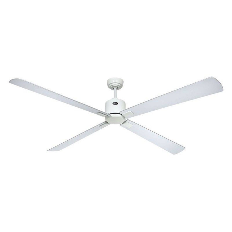 Ventilateur Plafond Eco Neo III 180cm Blanc Argenté Wengé WiFi