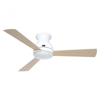 Ventilateur Plafond Eco Pallas 116cm Blanc Erable Hêtre