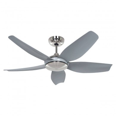 Ventilateur Plafond Eco Volare 116cm Chromé Gris