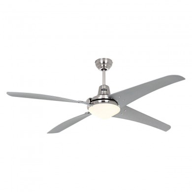 Ventilateur Plafond Mirage 142cm Chromé Argenté