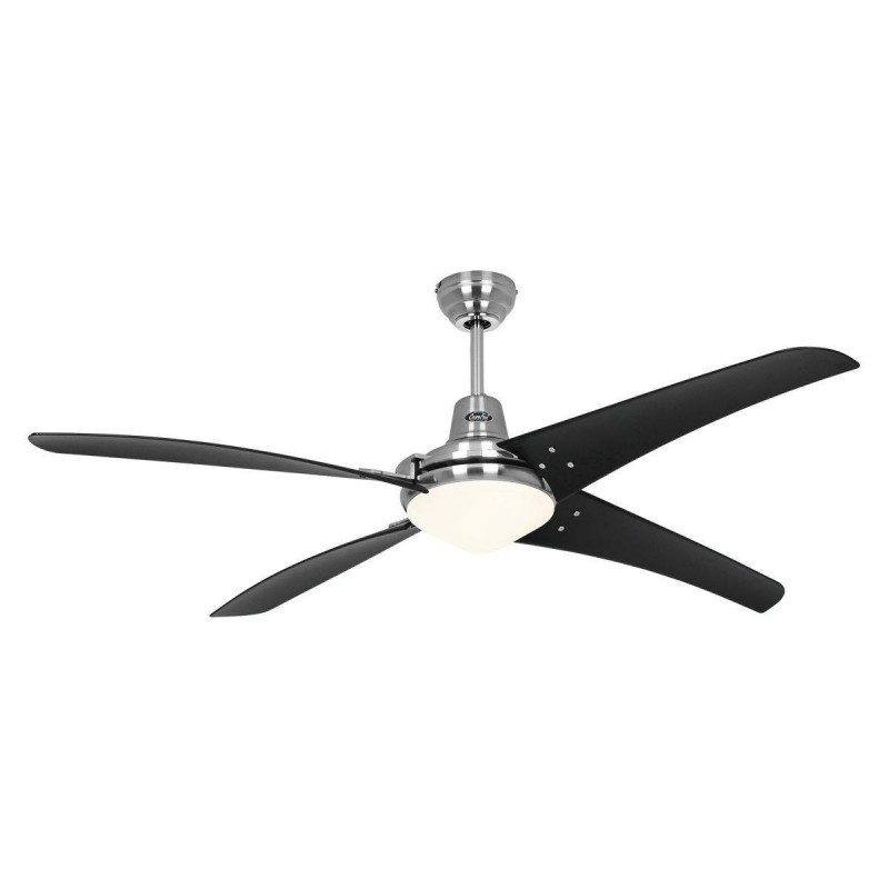 Ventilateur Plafond Mirage 142cm Chromé Noir