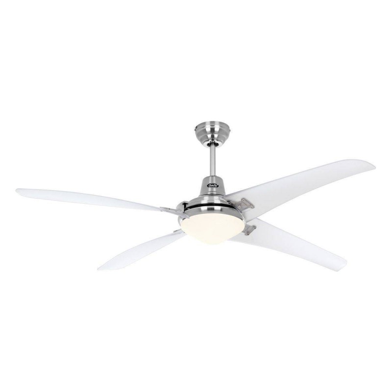 Ventilateur Plafond Mirage 142cm Chromé Transparent