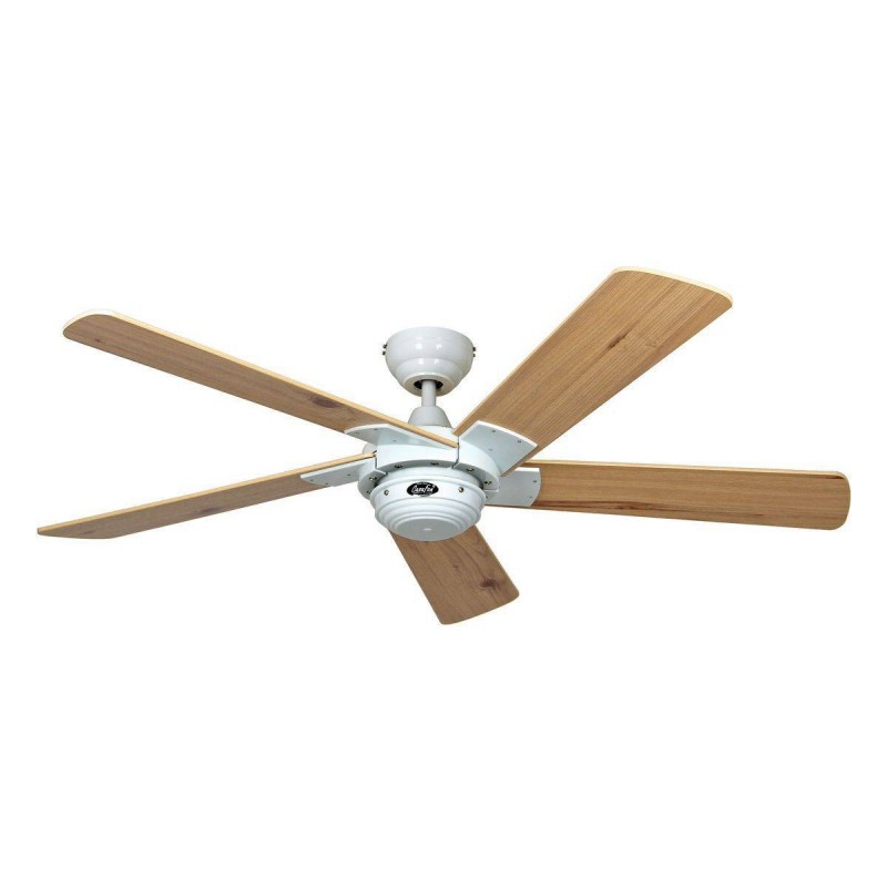 Ventilateur Plafond Rotary 132cm Blanc Pin