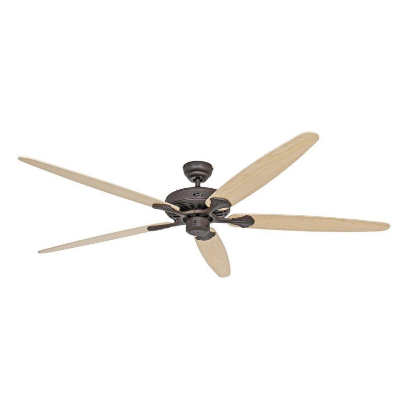 Ventilateur Plafond Royal Classic 180cm Brun Pin