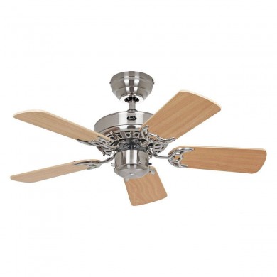 Ventilateur Plafond Royal Classic 75cm Chromé Pin