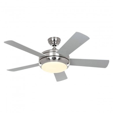 Ventilateur Plafond Titanium 105cm Chromé Blanc