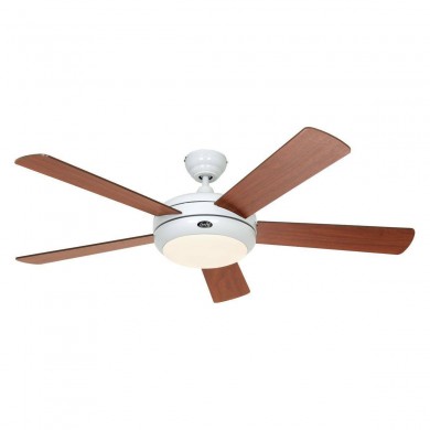 Ventilateur Plafond Titanium 132cm Blanc Noyer Cerisier