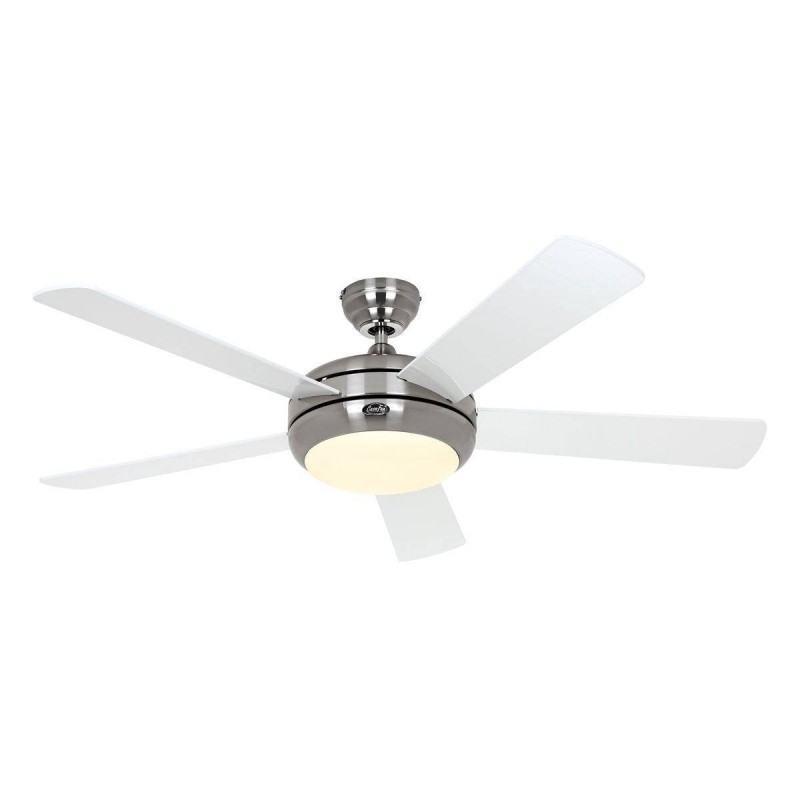 Ventilateur Plafond Titanium 132cm Chromé Blanc