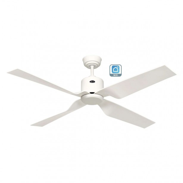 Ventilateur Plafond Eco Ventos IP44 132cm Blanc WiFi