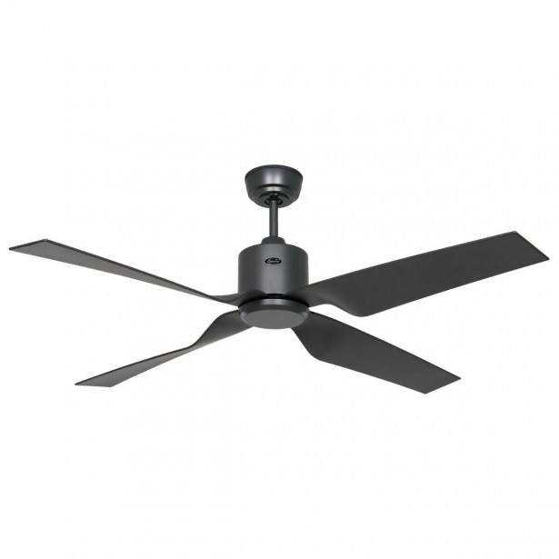 Ventilateur Plafond Eco Ventos IP44 132cm Gris basalte WiFi