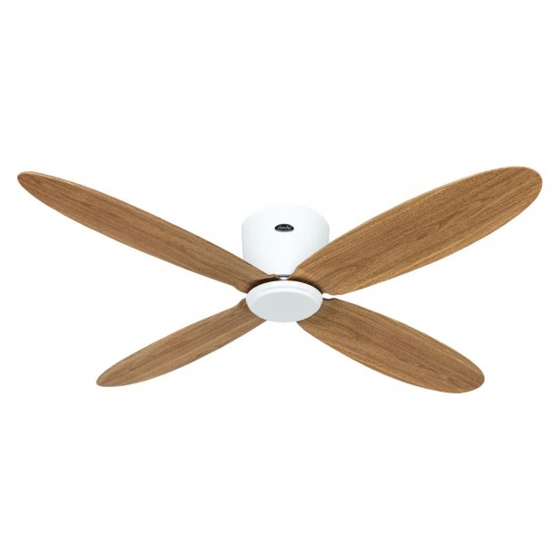 Ventilateur Plafond Eco Plano II 132cm Blanc Chêne WiFi