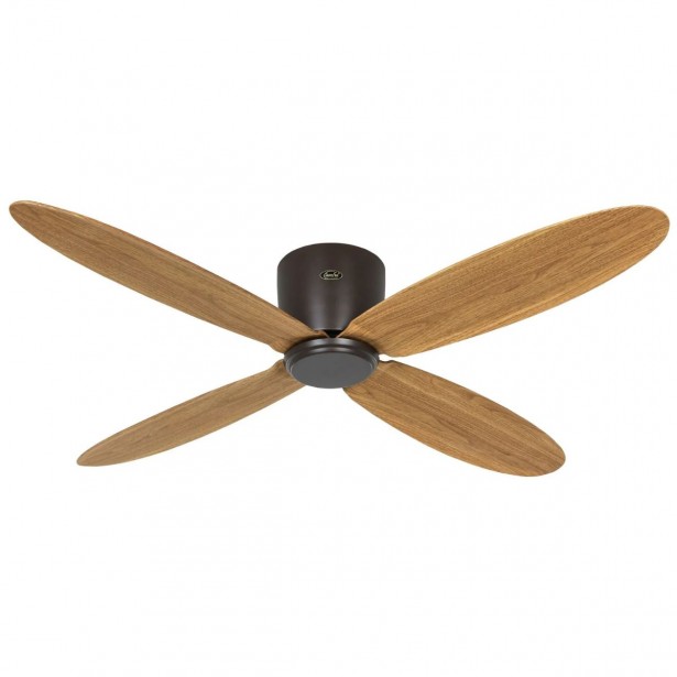Ventilateur Plafond Eco Plano II 132cm Bronze Chêne WiFi