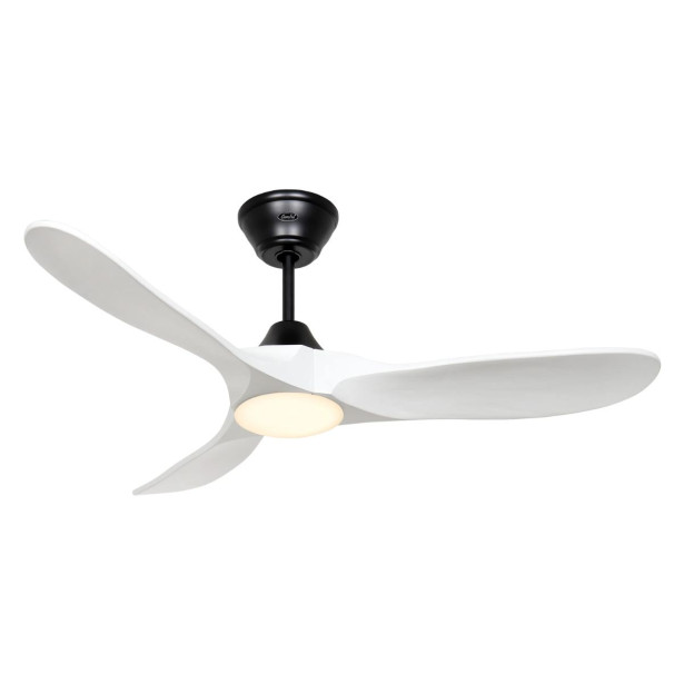 Ventilateur Plafond Eco Genuino LED 122cm Noir Blanc
