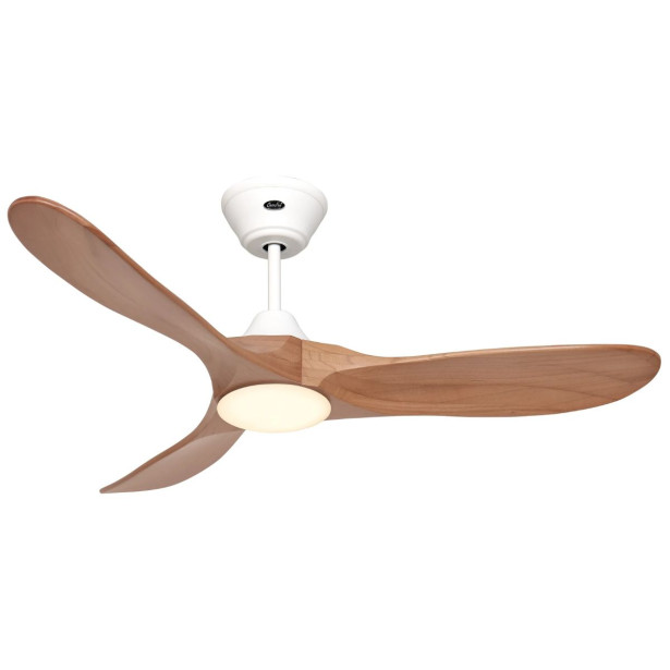Ventilateur Plafond Eco Genuino LED 122cm Blanc Chêne