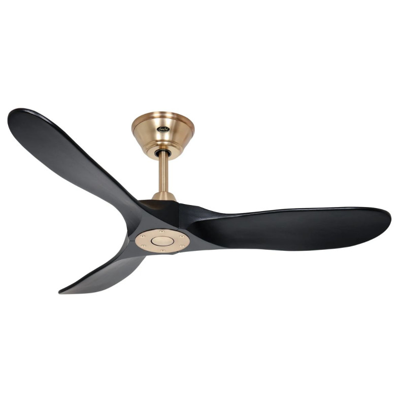 Ventilateur Plafond Eco Genuino 122cm Laiton Noir