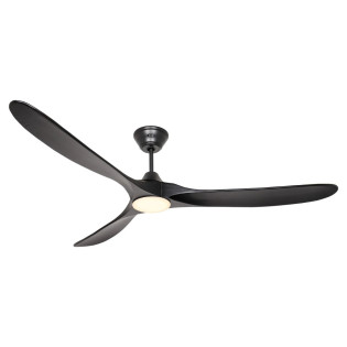 Ventilateur Plafond Eco Genuino LED 180cm Noir